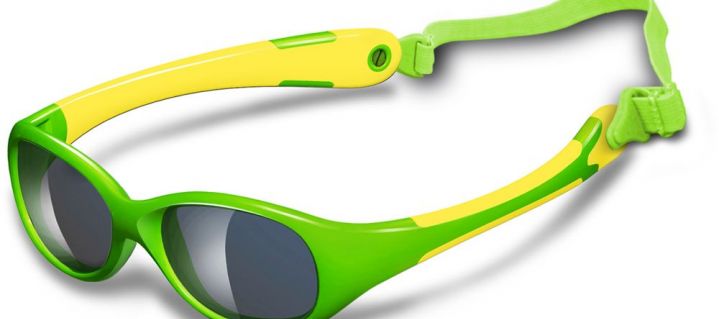 Kinder Sonnenbrille gelb grün